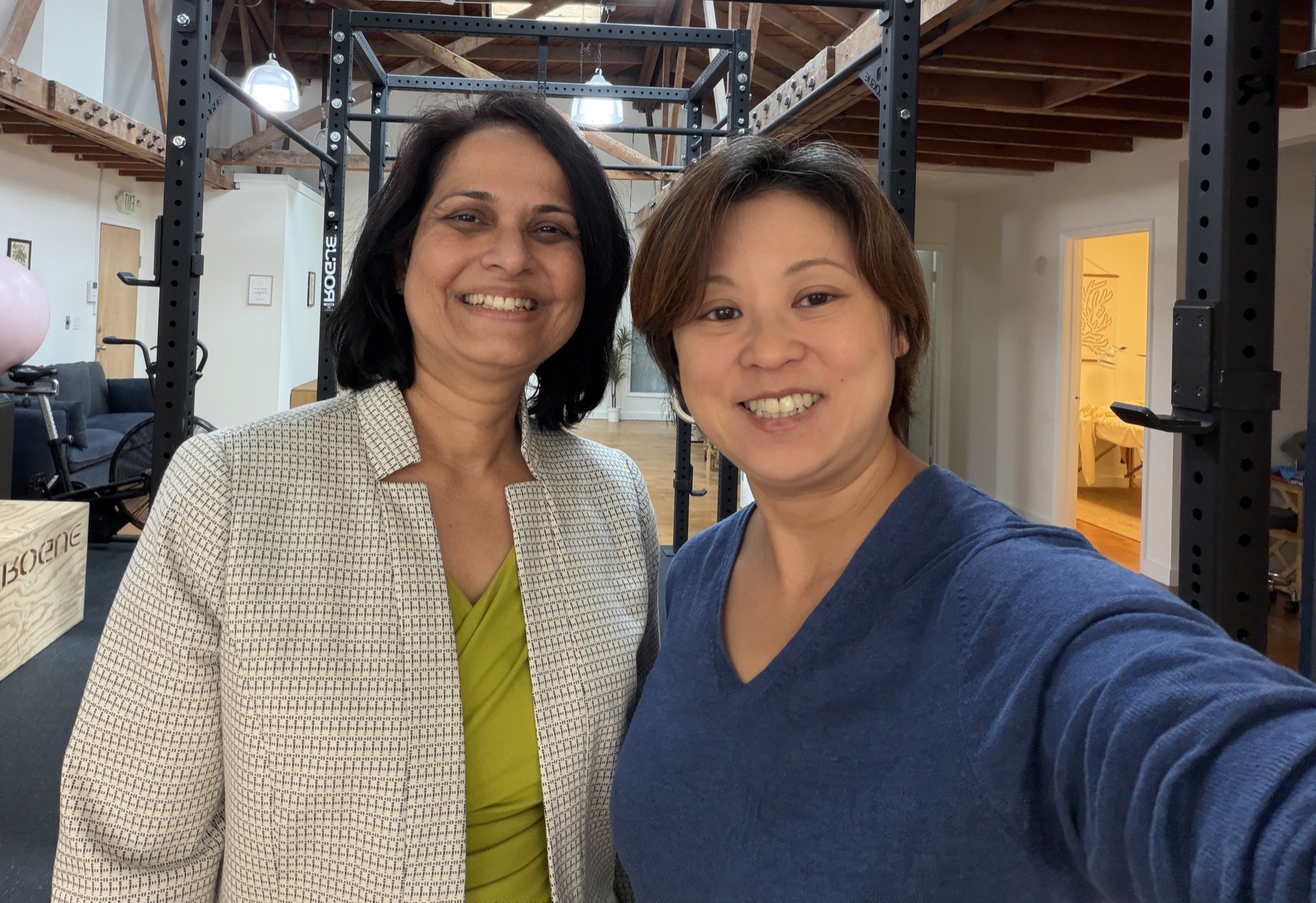 Dr. Malathi Acharya and Dr. Deb Ma together.