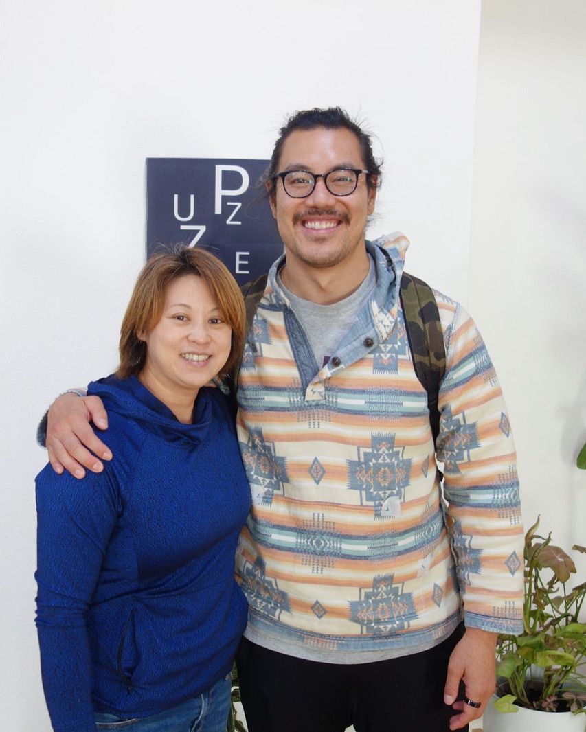 A patient with Dr. Deb at the clinic in San Francisco